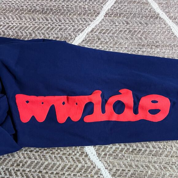 Sp5der Beluga Sweatpants Navy/Red Size XL - Picture 3 of 6